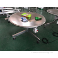 Biskuit Listrik Berkecepatan Tinggi Mesin Pengemasan Vertikal Pengumpulan Pengumpulan Turning Ratating Table Conveyor